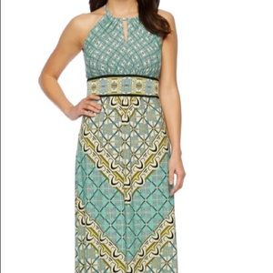 London Times Size 6 Bohemian long maxi dress